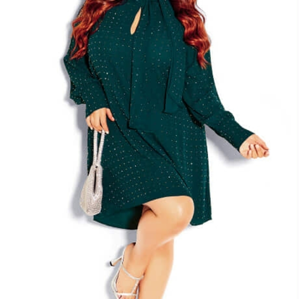 Elegant Green Women's Dress
